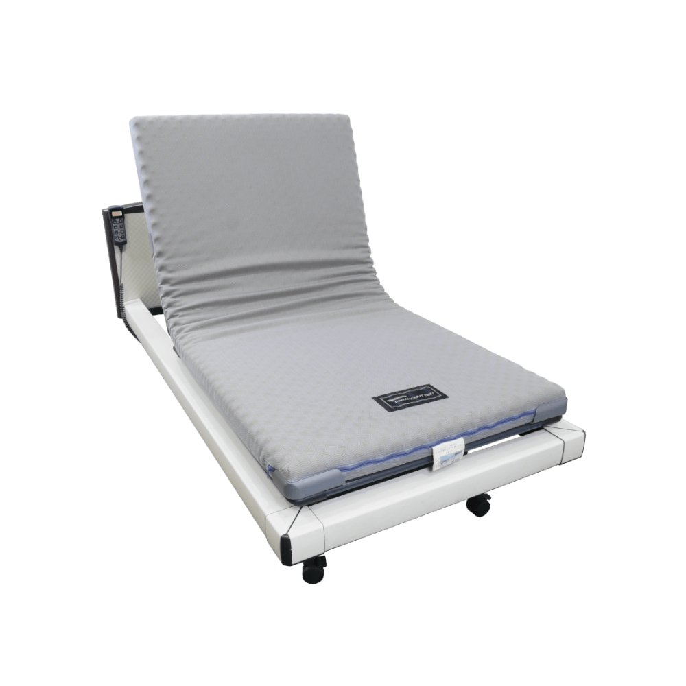 เตียงผู้ป่วยไฟฟ้า PARAMOUNT BED รุ่น Intime 1000 สีขาว พร้อมที่นอน รุ่น CALM LIGHT_2